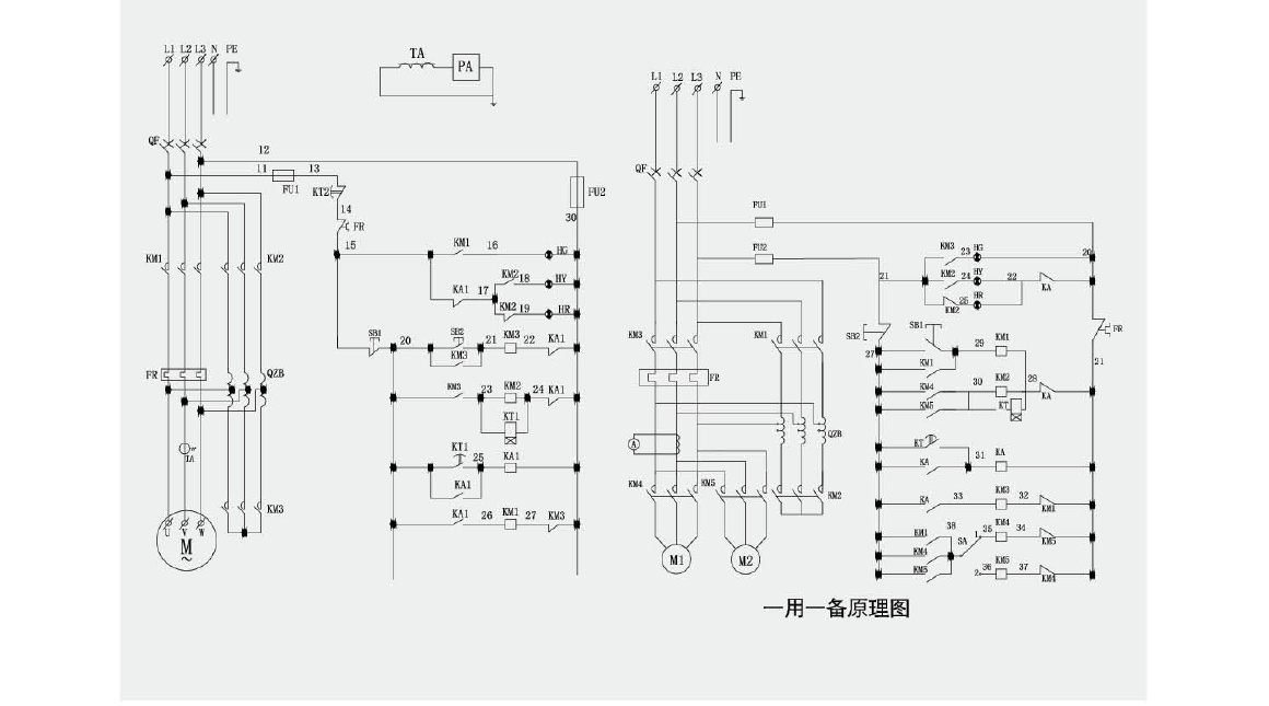 BQJ 防爆自耦減壓電磁 起動(dòng)箱( II B)電氣原理圖示例.jpg BQJ 防爆自耦減壓電磁 起動(dòng)箱( II B)電氣原理圖示例.jpg